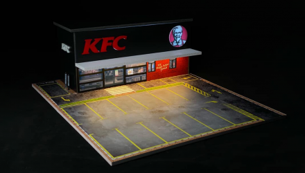 Диорама G-Fans Ресторан KFC с Подстветкой 1:64 Black - Retromagaz, image 1