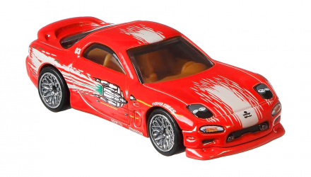 Машинка Premium Hot Wheels '95 Mazda RX-7 Fast & Furious 1:64 GJR76 Red - Retromagaz, image 4