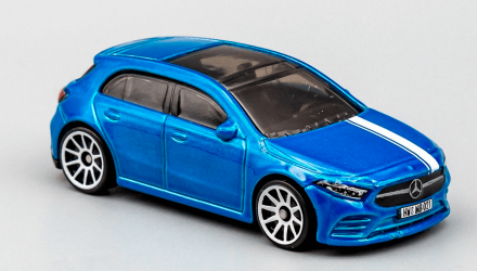 Машинка Базовая Hot Wheels '19 Mercedes-Benz A-Class Hatchbacks 1:64 HCV27 Blue - Retromagaz, image 2