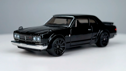 Тематична Машинка Hot Wheels 1971 Nissan Skyline H/T 2000 GT-R Fast & Furious 1:64 HNR88/HNT15 Black - Retromagaz, image 2