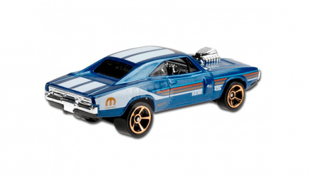 Машинка Базова Hot Wheels '70 Dodge Charger R/T Muscle Mania 1:64 GHD07 Blue - Retromagaz, image 3