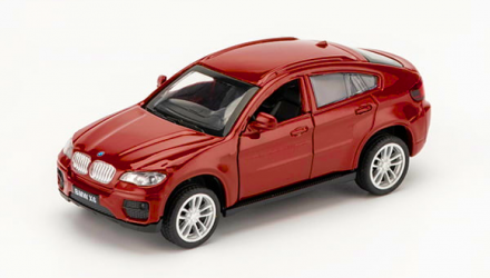 Машинка Автопром BMW X6 1:43 Red - Retromagaz, image 2