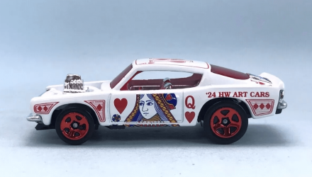 Машинка Базовая Hot Wheels King Kuda Art Cars 1:64 HTB77 White - Retromagaz, image 4