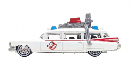 Машинка Premium Hot Wheels Cadillac Ghostbusters Ecto-1 Rep. Entertainment 1:64 DJF42 White - Retromagaz, image 4