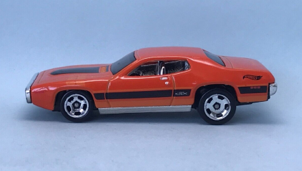 Машинка Базовая Hot Wheels '71 Plymouth GTX Muscle Mania 1:64 HKJ56 Orange - Retromagaz, image 4