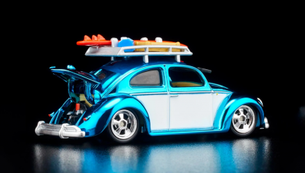 Машинка Premium Hot Wheels “Kawa-Bug-A” ‘49 VW Beetle Red Line Club RLC 1:64 HGK76 Blue - Retromagaz, image 2