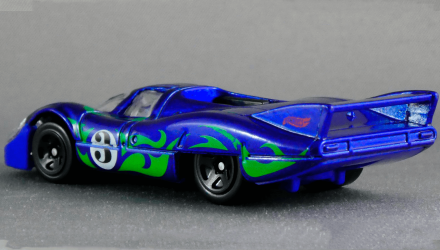 Машинка Базовая Hot Wheels Porsche 917 LH Porsche 1:64 GHD21 Dark Blue - Retromagaz, image 3