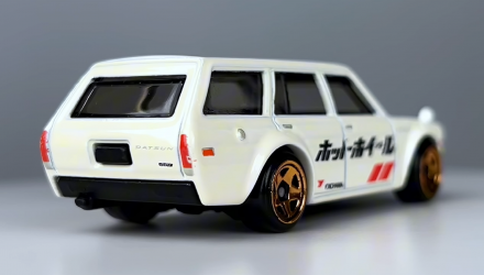 Тематическая Машинка Hot Wheels Datsun Bluebird (510) Hot Wagons 1:64 HWR56/HRR88 White - Retromagaz, image 3