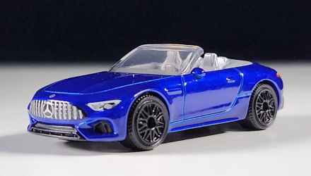 Машинка Большой Город Matchbox Mercedes-AMG SL 63 Highway 1:64 HKW29/HLD46 Blue - Retromagaz, image 2