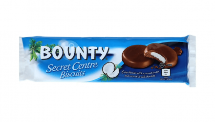 Печенье Bounty Secret Centre Buiscuits с Кокосом 132g - Retromagaz, image 1