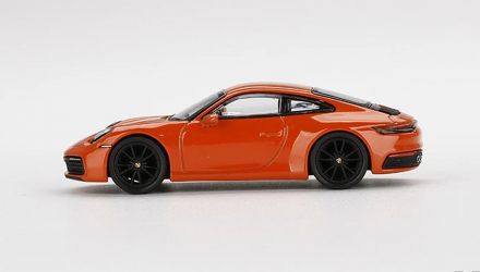 Машинка Premium MINI GT Porsche 911 (992) Carrera 4S 1:64 Orange - Retromagaz, image 4