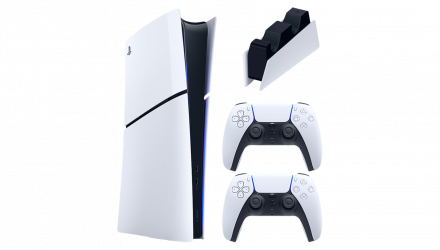 Набір Консоль Sony PlayStation 5 Slim Digital Edition 1TB White Новий  + Геймпад Бездротовий DualSense + Зарядний Пристрій Дротовий DualSense - Retromagaz, image 1