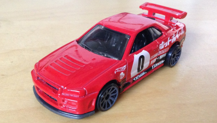 Машинка Базовая Hot Wheels Nissan Skyline GT-R (R34) Need for Speed Nightburnerz 1:64 DHP63 Red - Retromagaz, image 2