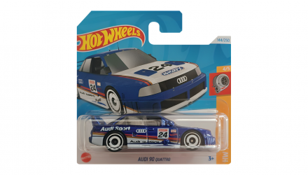 Машинка Базова Hot Wheels Audi '90 Quattro Turbo 1:64 HTC64 Blue - Retromagaz, image 1