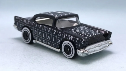 Машинка Базовая Hot Wheels '57 Chevy Art Cars 1:64 HTB75 Black - Retromagaz, image 1