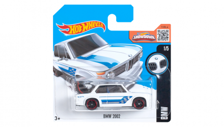 Машинка Базовая Hot Wheels BMW 2002 BMW 1:64 DHX60 White - Retromagaz, image 1