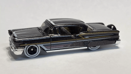 Машинка Базова Hot Wheels '58 Impala Rod Squad 1:64 HYX38 Black - Retromagaz, image 1