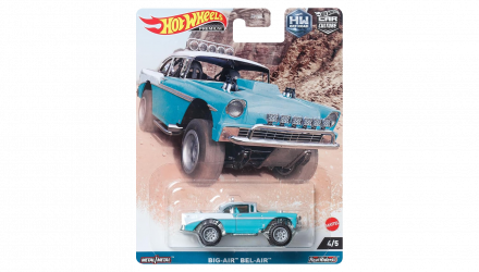 Машинка Premium Hot Wheels Chevrolet Big-Air Bel-Air Off-Road 1:64 HKC74 Light Blue - Retromagaz, image 1