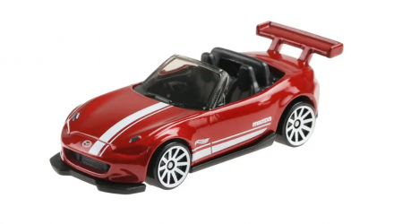 Машинка Базовая Hot Wheels '15 Mazda MX-5 Miata Then and Now 1:64 GTB35 Red - Retromagaz, image 4