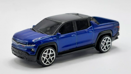 Машинка Базова Hot Wheels Silverado EV RST Green Speed 1:64 HRY63 Blue - Retromagaz, image 6