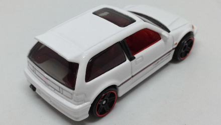 Машинка Базова Hot Wheels '90 Honda Civic EF Then and Now 1:64 DVB00 White - Retromagaz, image 3