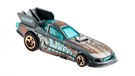 Машинка Базовая Hot Wheels Mustang Funny Car Treasure Hunts Race Day 1:64 GTC94 Dark Grey - Retromagaz, image 2