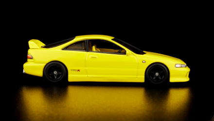 Машинка Premium Hot Wheels 1995 Honda Integra Type R Red Line Club RLC 1:64 HWF15 Yellow - Retromagaz, image 4