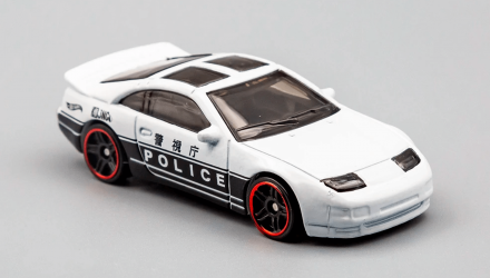 Машинка Базова Hot Wheels Nissan 300ZX Twin Turbo Police Rescue 1:64 GHC64 White - Retromagaz, image 2