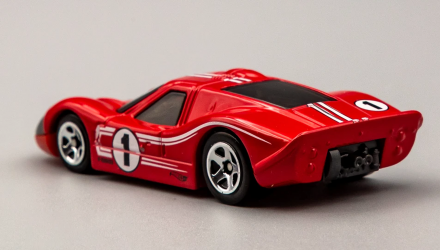 Машинка Базовая Hot Wheels '67 Ford GT-40 MK.IV Race Day 1:64 GRX30 Red - Retromagaz, image 3