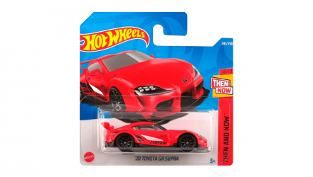 Машинка Базовая Hot Wheels '20 Toyota GR Supra Then and Now 1:64 HCT62 Red - Retromagaz, image 1