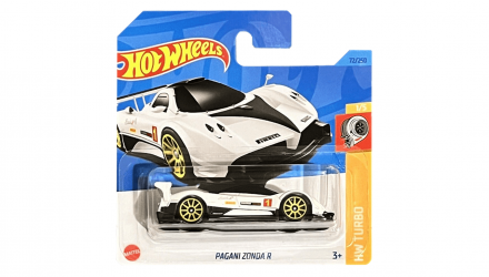 Машинка Базовая Hot Wheels Pagani Zonda R Turbo 1:64 HKJ36 White - Retromagaz, image 1