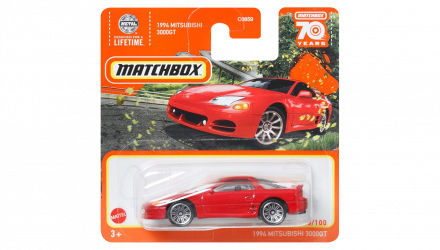 Машинка Велике Місто Matchbox 1994 Mitsubishi 3000GT Highway 1:64 HLC80 Red - Retromagaz, image 1