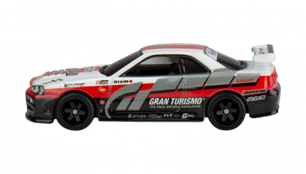 Машинка Premium Hot Wheels Nissan Skyline GT-R (R34) Gran Turismo Pop Culture 1:64 HKC28 White - Retromagaz, image 3