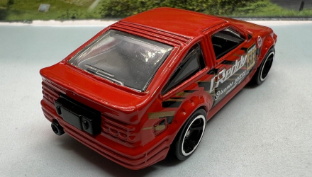 Машинка Базова Hot Wheels Toyota AE-86 Corolla Greddy Workshop 1:64 CFJ16 Red - Retromagaz, image 3