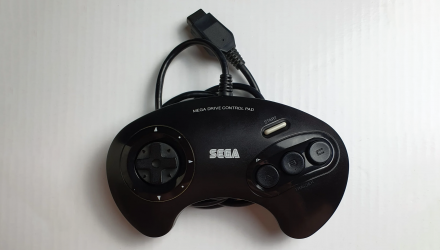 Геймпад Дротовий Sega Mega Drive 1650 Europe Grey Black 2m Б/У - Retromagaz, image 1