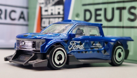 Машинка Базова Hot Wheels Ford F-150 Lightning Custom Hot Trucks 1:64 HKG66 Blue - Retromagaz, image 5