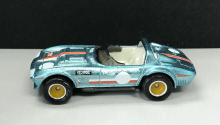 Машинка Базова Hot Wheels Corvette Grand Sport Roadster Super Treasure Hunt STH Race Day 1:64 GTC99 Teal - Retromagaz, image 3