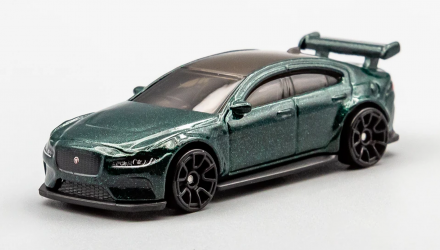 Машинка Базовая Hot Wheels Jaguar XE SV Project 8 Nightburnerz 1:64 GHD14 Green - Retromagaz, image 5