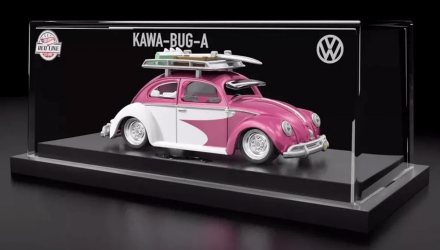 Машинка Premium Hot Wheels “Kawa-Bug-A” ‘49 VW Beetle Red Line Club RLC 1:64 HNL29 Pink - Retromagaz, image 4