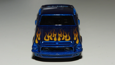 Машинка Базовая Hot Wheels '68 Shelby GT500 Flames 1:64 GHD60 Blue - Retromagaz, image 5