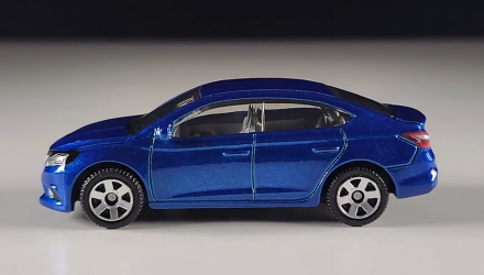 Машинка Велике Місто Matchbox 2016 Nissan Sentra Metro 1:64 HLC53 Blue - Retromagaz, image 4