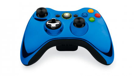 Геймпад Беспроводной Microsoft Xbox 360 Chrome Series Blue Б/У - Retromagaz, image 4