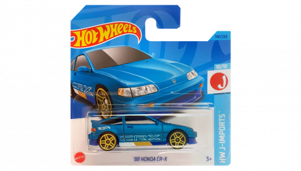 Машинка Базова Hot Wheels '88 Honda CR-X J-Imports 1:64 HKK68 Light Blue - Retromagaz, image 1