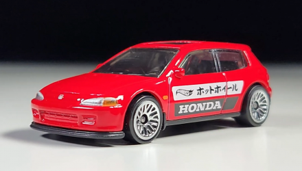 Машинка Базова Hot Wheels '92 Honda Civic EG J-Imports 1:64 HTC43 Red - Retromagaz, image 1