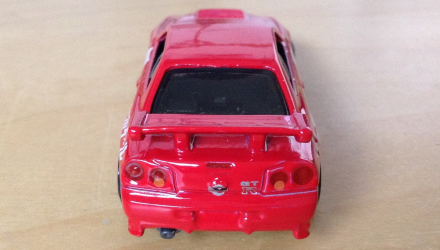 Машинка Базовая Hot Wheels Nissan Skyline GT-R (R34) Need for Speed Nightburnerz 1:64 DHP63 Red - Retromagaz, image 6