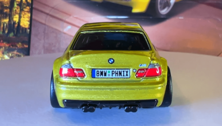 Машинка Premium Hot Wheels BMW M3 E46 Boulevard 1:64 HRT80 Yellow - Retromagaz, image 5