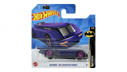 Машинка Базовая Hot Wheels Batman: The Animated Series Batmobile Batman 1:64 HKH00 Purple - Retromagaz, image 1