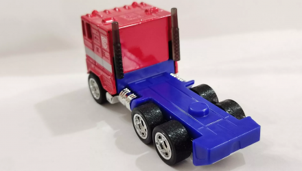 Машинка Базовая Hot Wheels Freightliner Optimus Prime T7 Transformers Screen Time 1:64 HYW26 Red - Retromagaz, image 1