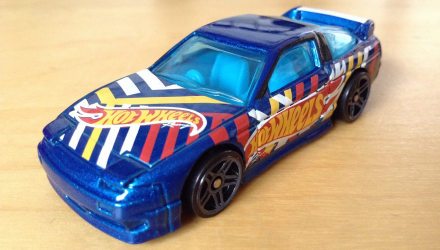 Машинка Базовая Hot Wheels '96 Nissan 180SX Type X Race Team 1:64 DTY69 Blue - Retromagaz, image 2