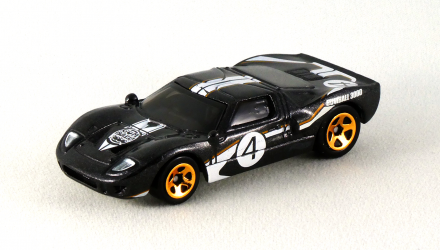 Машинка Базова Hot Wheels Gum Ball 3000 Ford GT-40 Then and Now 1:64 GTC66 Black - Retromagaz, image 2